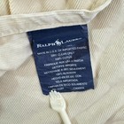 Ralph Lauren King Shams Set Of 2 Off White Cream Soft Corduroy Cotton 36x23 