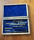 Vintage Drawing Instrument Tools   Draftsman s Set In A Wooden Box