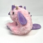La Oof Pink Monster Plush Sun Belly Purple Eyes Tail 12    Stuffed Rare Vintage