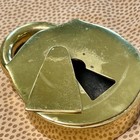 Vintage Virginia Metalcrafters Brass Padlock Ash Tray Paperweight Vm 3-45
