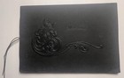 Scrapbook Album Vintage 10 X 7 Embossed Black Unused Blank Pages Unused