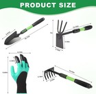 Garden Tool Set  4 Pack Gardening Tools  Stainless Steel Heavy Duty Hand Cultiva