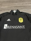 Nashville Soccer Club Jacket Adult M Black Adidas Sc Mls Zip Logo Mens