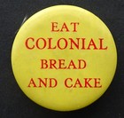 1930 s Colonial Bread Antique Celluloid Advertising Retractable Tape Measure