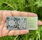 999 Silver Hindu Religious Shri Sri Shree Meru Yantra Mahalakshmi Yantra 6 8 Gm