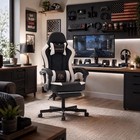 Desk Computer Gaming Chair - High Back Ergonomic Office Chair With Footrest And