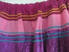 Vintage Seminole Patchwork Skirt Native American Authentic Handmade Tribal Art