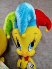 Nwt 2 Plush Tweetie Birds Jester And Regular Looney Tunes