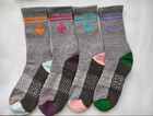 4 Pairs Bombas Women s Cushion Calf Socks Honeycomb Gray Size Medium 4 Colors