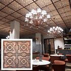 Artistic Ceiling Tiles Decorative 3d Panels Pl87 Rustic Copper 10pcs