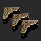 24pcs Antique Brass Book Album Menu Scrapbook Corner Protector Guard Useful Kit