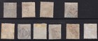India Stamps 1854-1856 Sg37 42 44 46 47 Used Cv   224