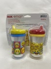 Nuk 12  Months Emoji Hard Spout 9 Ounce  2 Sippy Cups