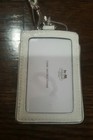 Coach Kristin Signature C Chain Link Lanyard Id Holder Badge F64047 Card Case