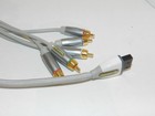 Rocketfish Gaming Component Video stereo Audio Cable Cord Nintendo Wii Tested