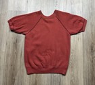 60s Vintage Rho Chi Honor Society Cotton Sweatshirt Red Small Men   s