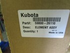 New Genuine Kubota Outer Air Filter Part   59800-26110