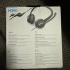 Logitech H390 Wired Usb On-ear Stereo Headphones With Mic Pc Laptop Black