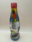 Vintage Coca-cola Bottle 1997 Stained Glass From Antigua Collection W  Parrot