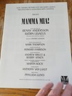 Mamma Mia  Broadway Souvenir Program