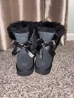 Ugg Women s Classic Mini Bailey Bow Ii Boot Black Size 9