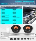 Hc5345 Seal Kit For Seastar Front Mount Hydraulic Steering Cylinder Seal   Pi   