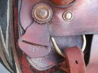 13   Brown Buffalo Saddlery 313 Leather Western Ranch Trail Saddle Sqh Bars