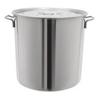40l 42 27 Qt Stainless Steel 201 Stock Pot With Basket Cookware For Boiling