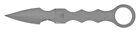 Falcon Fixed Blade Tactical Dagger Throwing Boot Neck Knife   Abs Sheath Silver