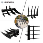 Excavator Attachment Rake Tools For Mini Excavatorswide Backhoe  Usa Warehouse