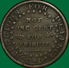 1841 Webster Credit Millions For Defence Ht-16 Hard Times Token Vf  37939