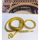 Necklace Chain 24  Inches Gp Gold Micron Plated Weight 10 Baht Thai Amulet