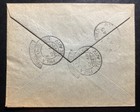 1945 Tel Aviv Palestine Registered Cover Philatelic Exhibition Cancel