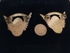 Vintage 1970 s Silver Honda Wing Motorcycle Pin