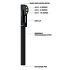 Quiqlite Litestick Light Hands Free Clip-on Led Pocket 200 Lumen Flashlight