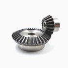 2 1 Ratio Straight Bevel Gear Transmission Gear 90 Degree 1 1 5 2 3 Mod 45 steel
