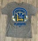 Men s Adidas Grey 2014 Nba Playoffs Golden State Warriors Short Sleeve Shirt L