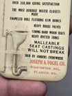 Antique Vogel Gravity Toilet Advertising Pocket Mirror St Louis   Wilmington Del