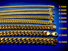 14k Yellow Gold Miami Cuban Link Necklace Chain  Real Gold 3mm-15mm 16 -30 