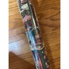 Vintage  Christmas Wrapping Paper Roll Heavyweight 50 Sq Ft Victorian Scene