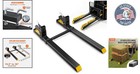 60  Heavy Duty Pallet Forks For Loader Bucket - 4000 Lbs With Stabilizer Bar