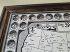 Vintage Usa Beer Map Poster First Breweries 48 States Wall Art Decor