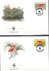 W Trinidad   Tobago 505-508 Fdc Birds First Day Covers