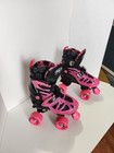 Roller Derby Energy-flex Girls Youth Quad Roller Skates Pink black Floral