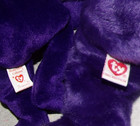 Rare 1997 98 Princess Diana Ty Original Beanie Baby   Buddy Purple Bear Vintage