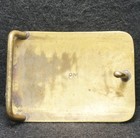 Wk21166 Very Cool Vintage 1970s   sailboat   Ship Artwork Mens Brass Belt Buckle