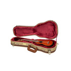 Crossrock Master Series Soprano Ukulele Case For 21   Long Neck   Fabric Tweed