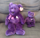 Retired Ty Beanie Baby And Buddy Princess Diana Bear Lot Of 2 With Hang Tags