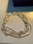 Vintage Multi-strand Pearl Necklace With 14k Gold Clap