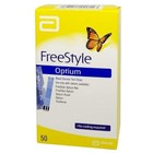 Freestyle Optium Blood Glucose Test Strips  8 X 50 400  Expiry 02 2027 Free Ship